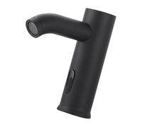 Contactless Sink Regulator Hygienic Automatic Activates Bathroom Spouts Battery Operated Control Unit Designs for Home Modern Touchless Basins Faucet Black