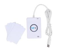 Contactless Smart Card Reader Writer Bluetooth NFC Reader 13.56 MHz Non Contact Technology for Access Control Cards Parking Cards Electronic Payment 5VDC USB Powered PC Material
