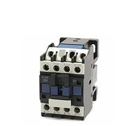 Contactor 3 Phase electronic starter Magnetic Contactors Relay 1 2a 3p Pole 1NC AC 24V 110V 220 Volt 400V Coil CJX2-1201 5mm DIN Rail Mount Industrial Electrics Replacement (Color : 24v(220vac)