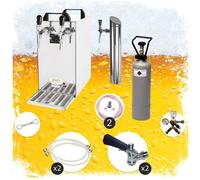 Contactor 40 2-Line Dry Cooling Beer Dispenser Set 50L/h Green Line