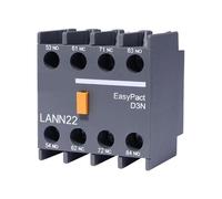 Contactor LC1N Secondary Contact LANN22N Front Mounted Auxiliary Block 2 Open Closed LANN11N 1Pcs(LANN40N)