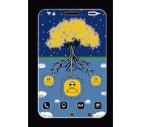 Contacts Book: Alphabetical Telephone and Address Book | Tree of Life smartphone design | MEDIUM SIZE 6 x 9 inches