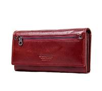 Contacts Real Leather Women's Clutch Purse Card Phone Holder Wallet