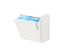 Container - 17 x 9.2 x 17 cm Square Canister Holder No Drilling | Wall for Kitchens, Bedroom, Children's Room, Living Room, Mobile Phone, Aromatherapy Diffuser, Keys, to, White