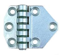 Container Door Hinge Heavy Duty Carbon Steel, Thickened Square Hinge for Refrigerated Truck RV Modular Housing Van Door Assembly(Bright Color)