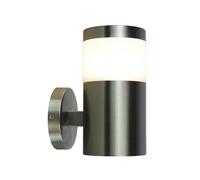Lamp Holder Satin Nickel from Wall Outside IP44 for E27 Bulb