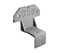 Container Modification World® SSB™ Composite Steel Stud Framing Brackets for Shipping Containers - Thermal Break Bolt-On Wall Framing System for Sea Cans (20 Pack, Gray)