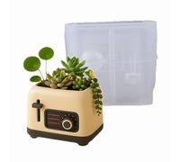 Container Molds Toaster Shape Small Cup Molds for Creating Resin Art Concrete Ornament and Artistic Items Cup