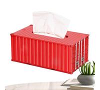 Container Napkin Holder - Paper Holder Shipping Container, Compact Tissue Storage Rack | Shipping Container Paper Dispenser Box, Opening Carvale Crate