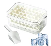 Containers for Freezer,Clear Flexible Shape with Lid | Ice Mold with Lid,for Kitchen, Freezer, Food, Drinks, Whisky, Cocktail