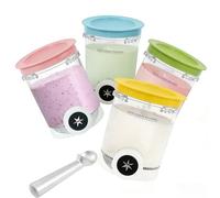 Containers for Ninja Creami Swirl Pints and Lid, Ice Container Compatible NC700 701 NC701Q CN701CO Ninja Creami Swirl Pints, BPA Free and Dishwasher Safe