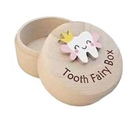 Containers: Kids Teeth Hold Well | Wooden Keepsake Box for Toot | Keepsake Gift for Boy or Girl