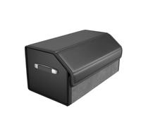 Containers Simple Leather Vehicle - Mounted Storage Box, Car Trunk Portable Storage and Organizing Box(Orange Color,Extra Large)