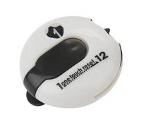 Contapunti da Golf, per da Golf Contatore di palmi Fine a 12 colpi per Golf, Giri e lavoro a Maglia, conteggio dei punteggi per Sport all'aria Aperta (Nero/White)