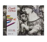 Conte a Paris 2184 Pastel Pencil Set, Assorted, Set of 48