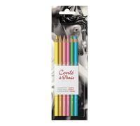 Conté à Paris Bright Hues Pastel Pencil - Assorted Colours (Pack of 6)