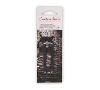 Conté à Paris Carré 750401 Sketch Chalks with High Light Fastness Made of High-Quality Pigments for Sketches, Drawings and Portraits - Set of 2 Carré Black 2B