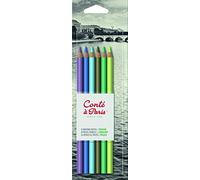 Conté à Paris Landscape Pastel Pencil (Pack of 6)- Packaging and color may vary