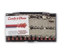 Conté à Paris Sketching Carre Crayons - Sanguine Medics (Pack of 12)