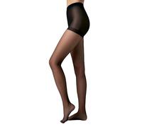 Conte elegant - Women's Tights - Balance Push Up Tights 15DEN - Tummy Modelling, High Waisted, Butt Lift, Soft and Thin Material - Black - Size 4, Black, L