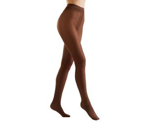 Conte Women's Soft Silky Semi-Opaque Pantyhose Tights - Prestige, 70 denier, Brown, Medium