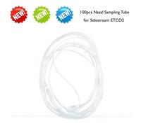 CONTEC 100pcs Nasal Sampling Tube for Sidestream End-tidal CA10S ETCO2 Module
