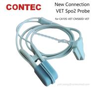 CONTEC 6 Pin Digital Veterinary Tongue Clip SpO2 Sensor Probe, 1 Meter Length