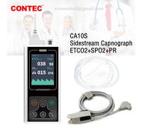 Contec CA10S Sidestream Capnograph EtCO2 RESP SpO2 PR CO2 Patient Monitor Alarm