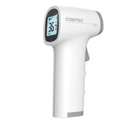 CONTEC Digital Infrared Thermometer Forehead Temperature Gun LCD Backlight Alarm