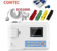CONTEC ECG100G ECG/EKG Machine Digital One Channel 12 lead Electrocardiograph