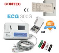 CONTEC ECG300G Portable 3 Channel Electrocardiograph 12 Lead EKG USB PC Software