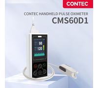 Contec Handheld Pulse Oximeter CMS60D1 SPO2 PI Date Review Blood Oxygen Monitor