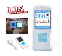 CONTEC PM10 Portable ECG Monitor Bluetooth Heart Beat Machine,Finger Touch Check