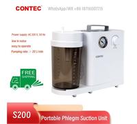 CONTEC S200 Portable Phlegm Suction Unit suck respiratory secretions 20L