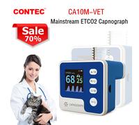 Contec Veterinary CA10M Capnograph CO2 Respiration Rate ETCO2 Mainstream Testing