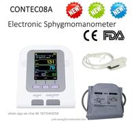 CONTEC08A Digital Blood pressure Monitor NIBP SPO2 Machine,USB PC Software