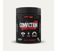 Conteh Sports Conviction Elite Pre Workout Powder High Stim, High Caffeine, Citrullinne, Beta Alanine, Boosts Energy, Increases Focus & Performance, 25 Servings (375g Pineapple Sherbert)