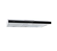 Contempo 90, Extractor Hood, 175m³ / h, LED, Stainless Steel, Acrylic, Black