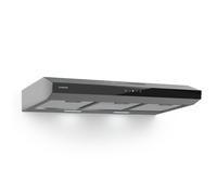 Klarstein Cooker Hood, Extractor Fan for Kitchen w/Dishwasher Safe Aluminium Grease Filter, 175 m³/h Airflow, LEDs, Touch Controls Cooker Hoods, Wall Mount Steel Fan Vent Hoods, Kitchen Extractor Fan