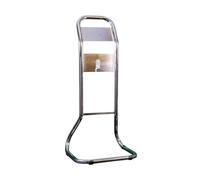 Contempo Tubular Fire Extinguisher Stand (Single) - FireShield (Stainless Steel)