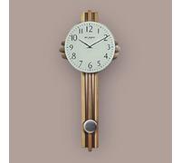 Contemporary 75Cm Wood Cross Design Wall Clock With Pendulum