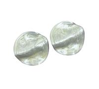 Contemporary Abstract Circles Dangle Earrings in Double Tone Handcrafted with Artistic FlairE Legant Ear Pendant Accessory Irregular Shaped Earrings