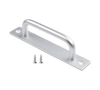 Contemporary Aluminum Alloy Door Handle Crafted for Sliding Applications in Kitchens or Living Spaces (Silver S)