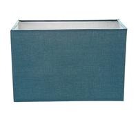 Contemporary and Stylish Linen Fabric Lamp Shade Happy Homewares Teal 12 inches