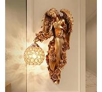 Contemporary Art Angel Wall Lamp LED American Creative Living Room Bedroom Study Villa Hotel Children's Room Cafe Western Restaurant Aisle Light (Style 27 Right)