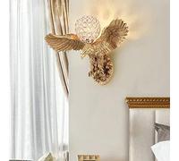 Contemporary Art Eagle Wall Lamp Personalized Creative Living Room Bedroom Study Villa Children's Room Hotel Aisle Decoration LED Light (Style 19)
