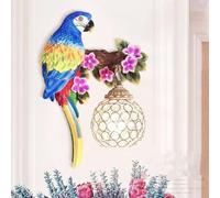 Contemporary Art Parrot Wall Lamp Personalized Creative Living Room Bedroom Study Villa Children's Room Hotel Aisle Decoration LED Light (Style 34 Left)