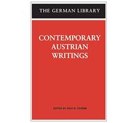 Contemporary Austrian Writings: v. 74 (German Library)