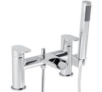 Contemporary Bathroom Mono Basin Tap - Round Lever, 123 x 90mm, Brass
