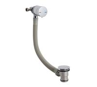 Contemporary Bathroom Round Bath Filler, 550mm X 65mm, Chrome, Balterley